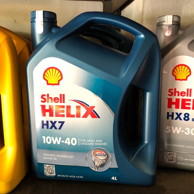 NEW SHELL HELIX HX7 API SN/CF 10W-40 ORIGINAL