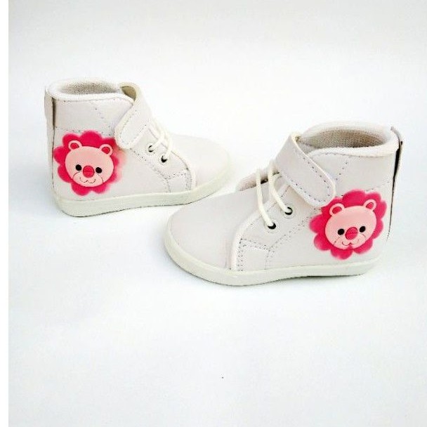 sepatu sneakers boot anak imut motif bunga terbaru