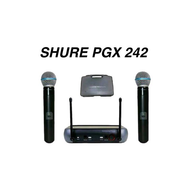 Mic Wireless shure PGX 242