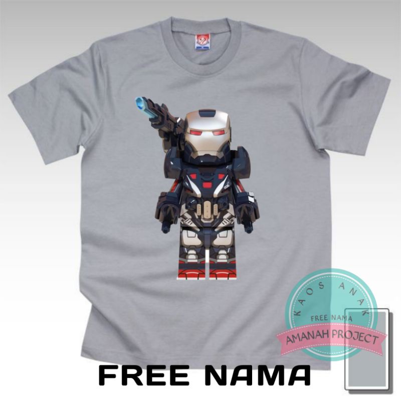 BAJU ANAK LEGO IRON MAN KAOS ANAK BAHAN PREMIUM