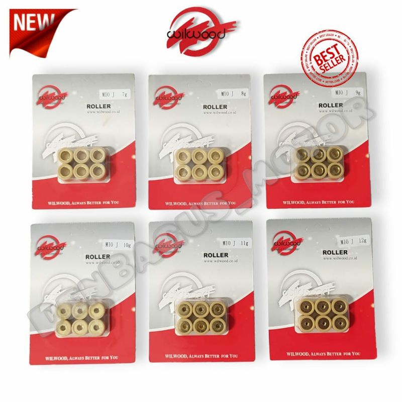 ROLLER MOTOR MIO J MERK WILWOOD/ ROLLER MOTOR MIO J 7,8,9,10,11,12 GRAM WILWOOD/ROLER MIO J