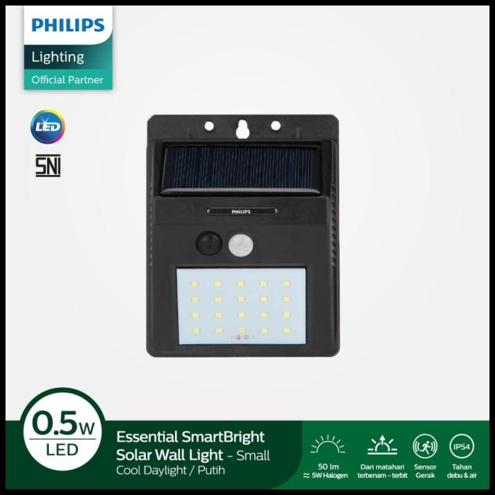 Philips Essential Smartbright Solar Wall Light Small