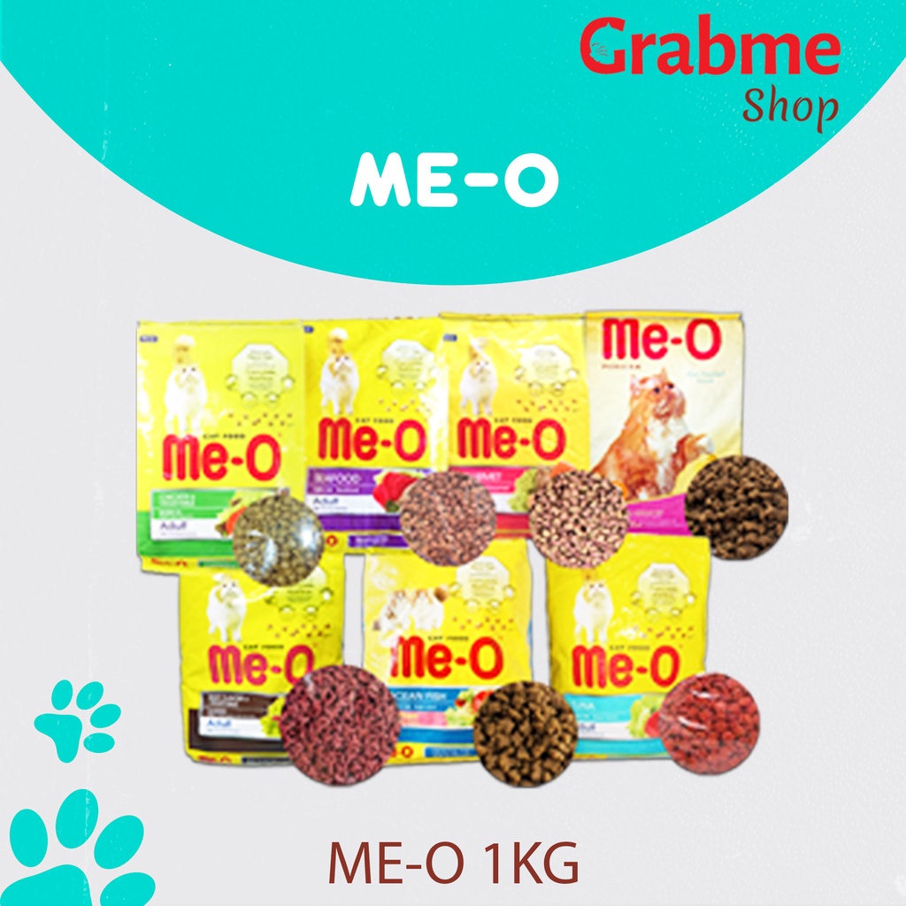 Makanan Kucing kering murah Premium MEO 500gr - 1kg