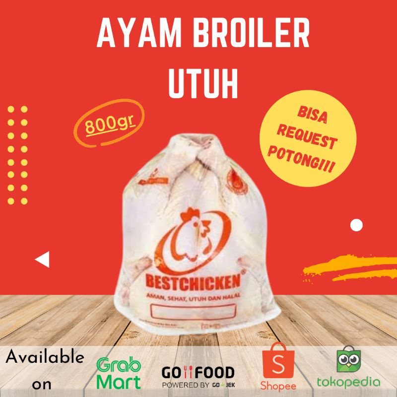 

Daging Ayam Boiler/ Potong 0,8 gr BISA REQUEST POTONG