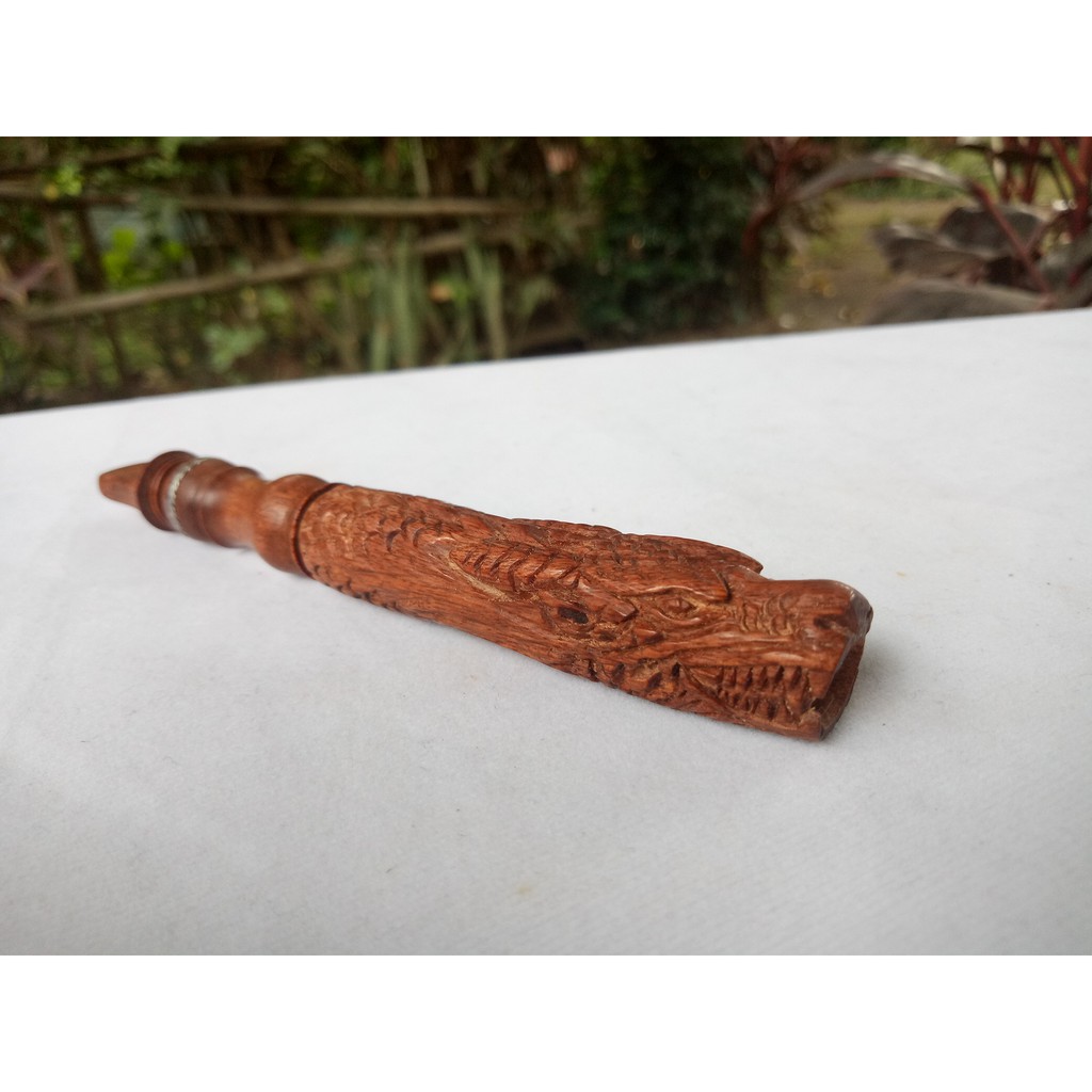 PIPA KAYU STIGI UKIR