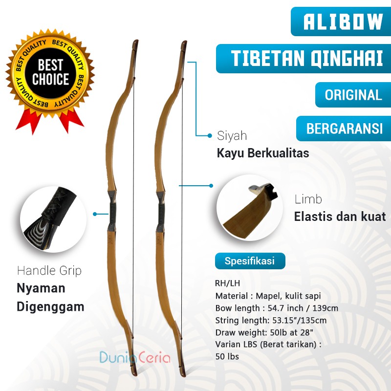 Busur Panah Import Horsebow Alibow Tibetan Qinghai Horse Bow Laminasi