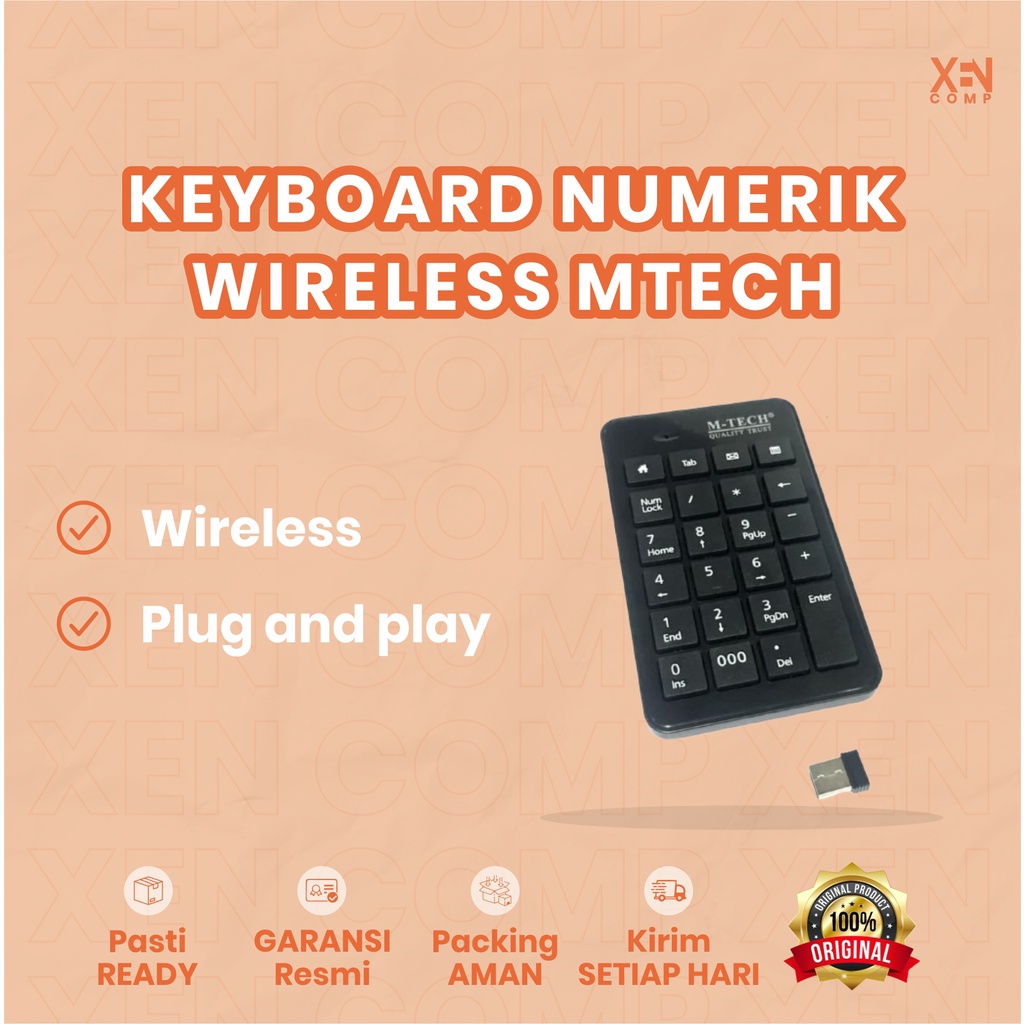 Keyboard Numerik Wireless M-Tech