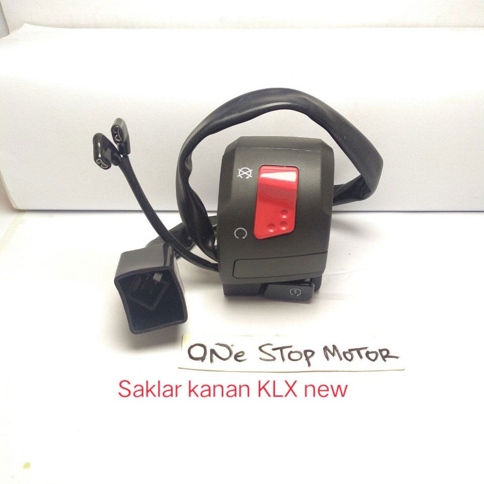 Saklar kanan tombol stater stop engine KLX new asli sparepart motor