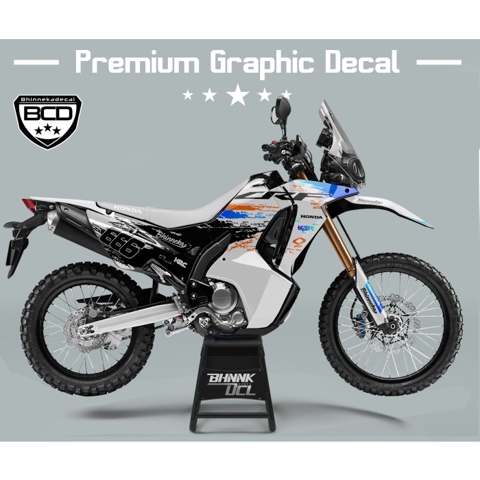 DECAL/STICKER CRF RALLY ORIGINALE DESIGN