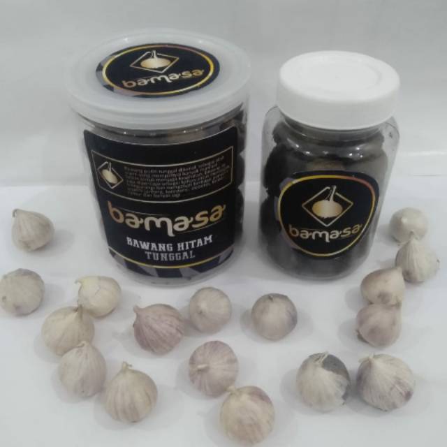 

Bawang putih hitam tunggal 200gram black garlic kemasan baru