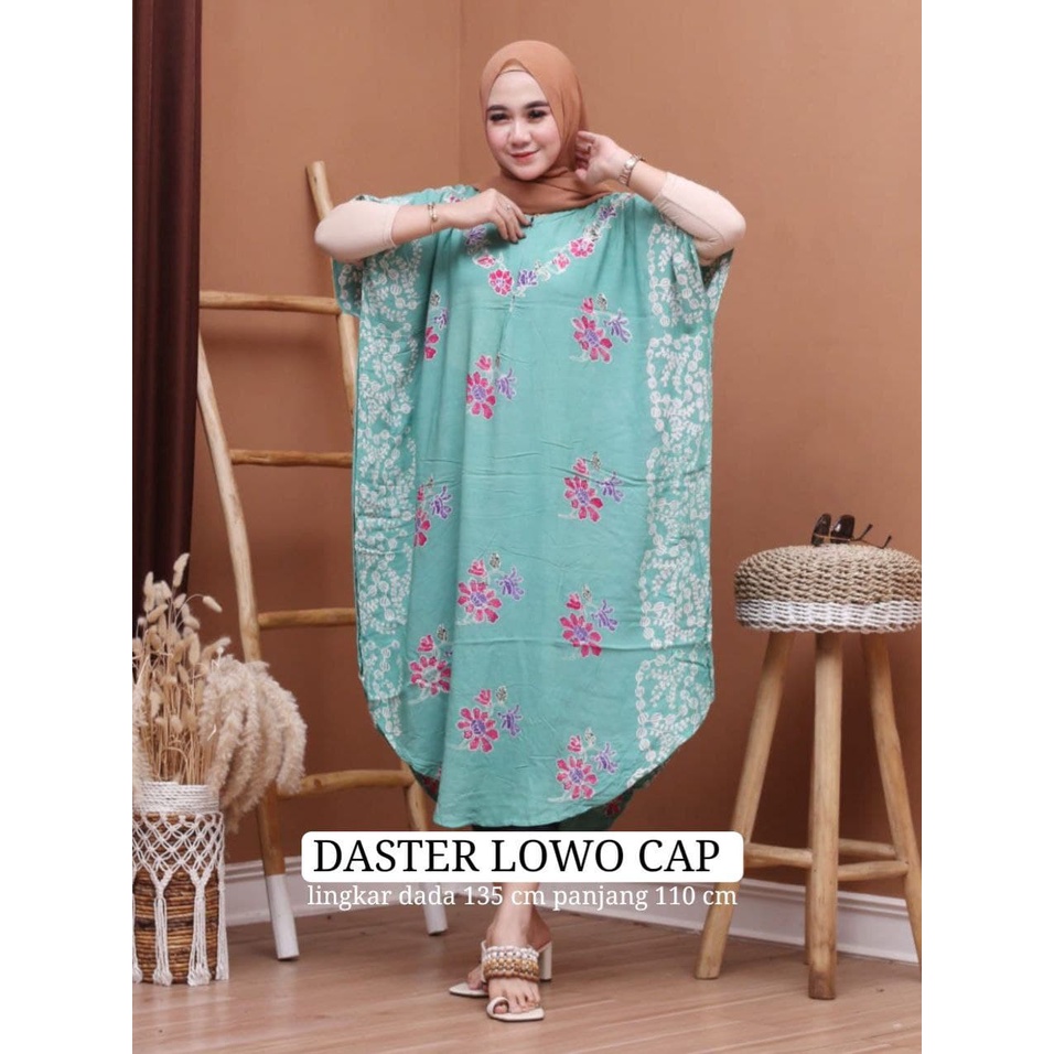 LONGDRESS JUMBO LOWO BATIK CAP /  DRESS KAFTAN / KAFTAN DRESS / DASTER DAILY / LONGDRESS  KAFTAN