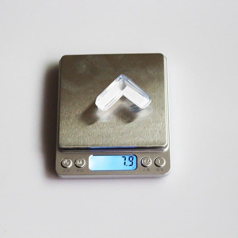 Pelindung Karet Silikon Pengaman Sudut Siku Meja Kaca Kayu 1 pcs