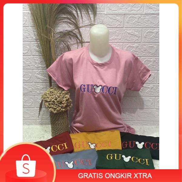 Kaos Wanita O neck BabyTery Bigsize LD 100-106 Murah