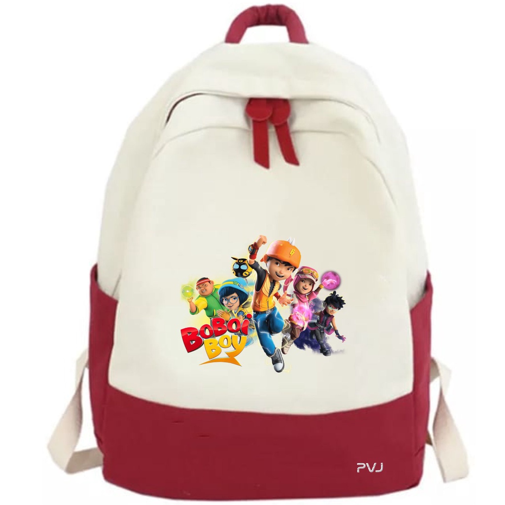 PVJ Tas Boboiboy Ransel Sekolah Anak Laki Laki SD Backpack School