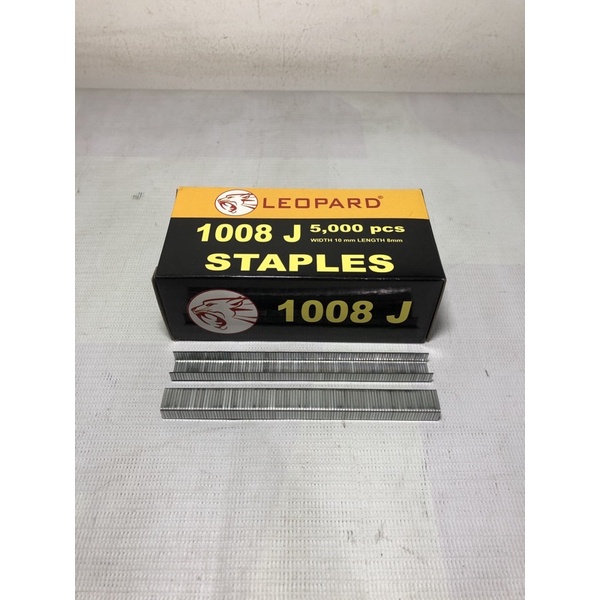 isi staples tembak 1008 j leopard / isi staples tembak / refill staples gun / staples 1008 j leopard / isi staples tembak 8mm leopard