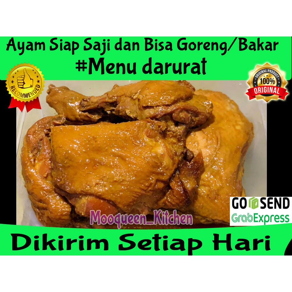 

AYAM UNGKEP GORENG / BAKAR FRESH (6 potong)