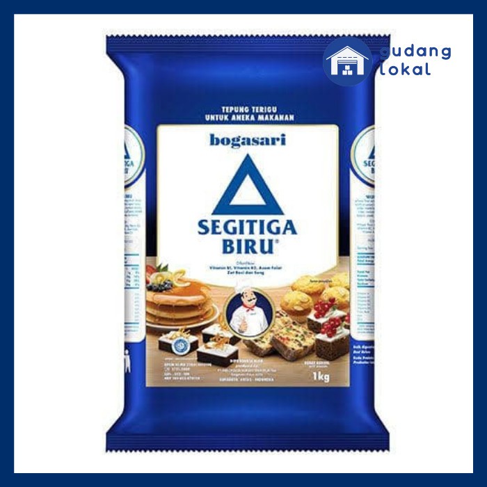 

Tepung Terigu - Segitiga Biru Premium 1Kg