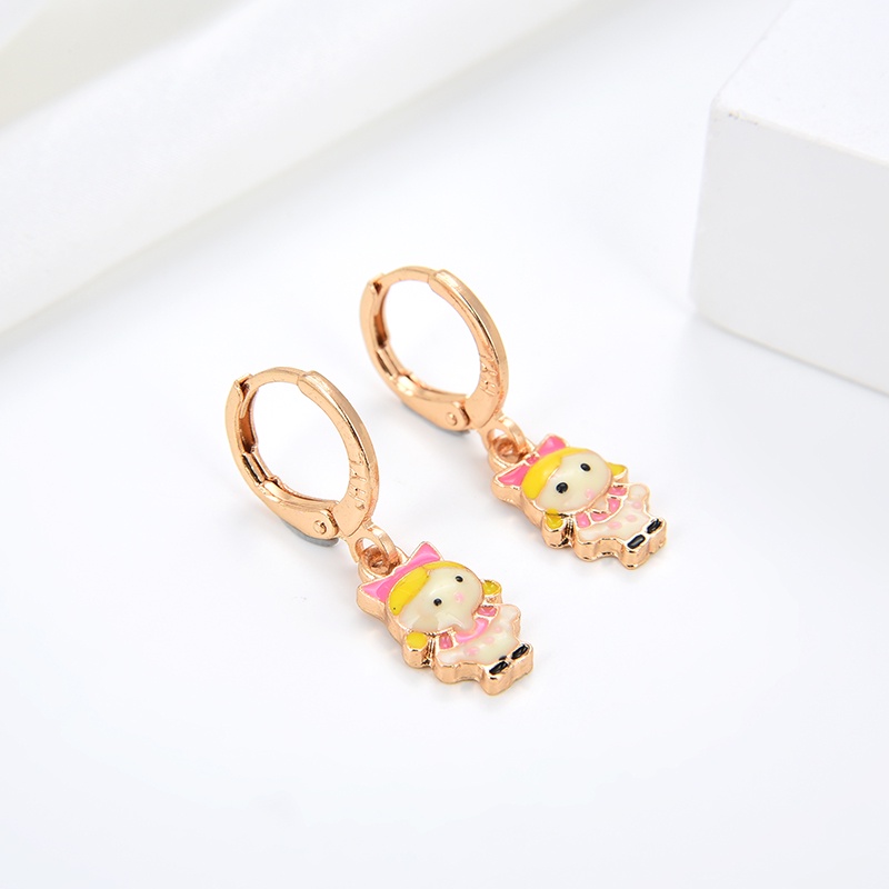 Anting Titanium Anak Emas Asli Muda Wanita Korea Anti Karat Karat Panjang Selamanya Korea Dewasa Bunga Style Korean Style Tusuk 03