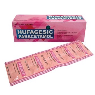 Hufagesic Paracetamol Box isi 100