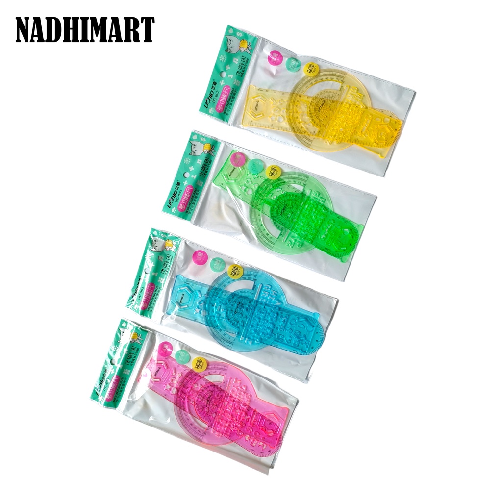 

GARISAN SET 15 CM / PENGGARIS BENTUK/ GAR SET 15CM UC-603