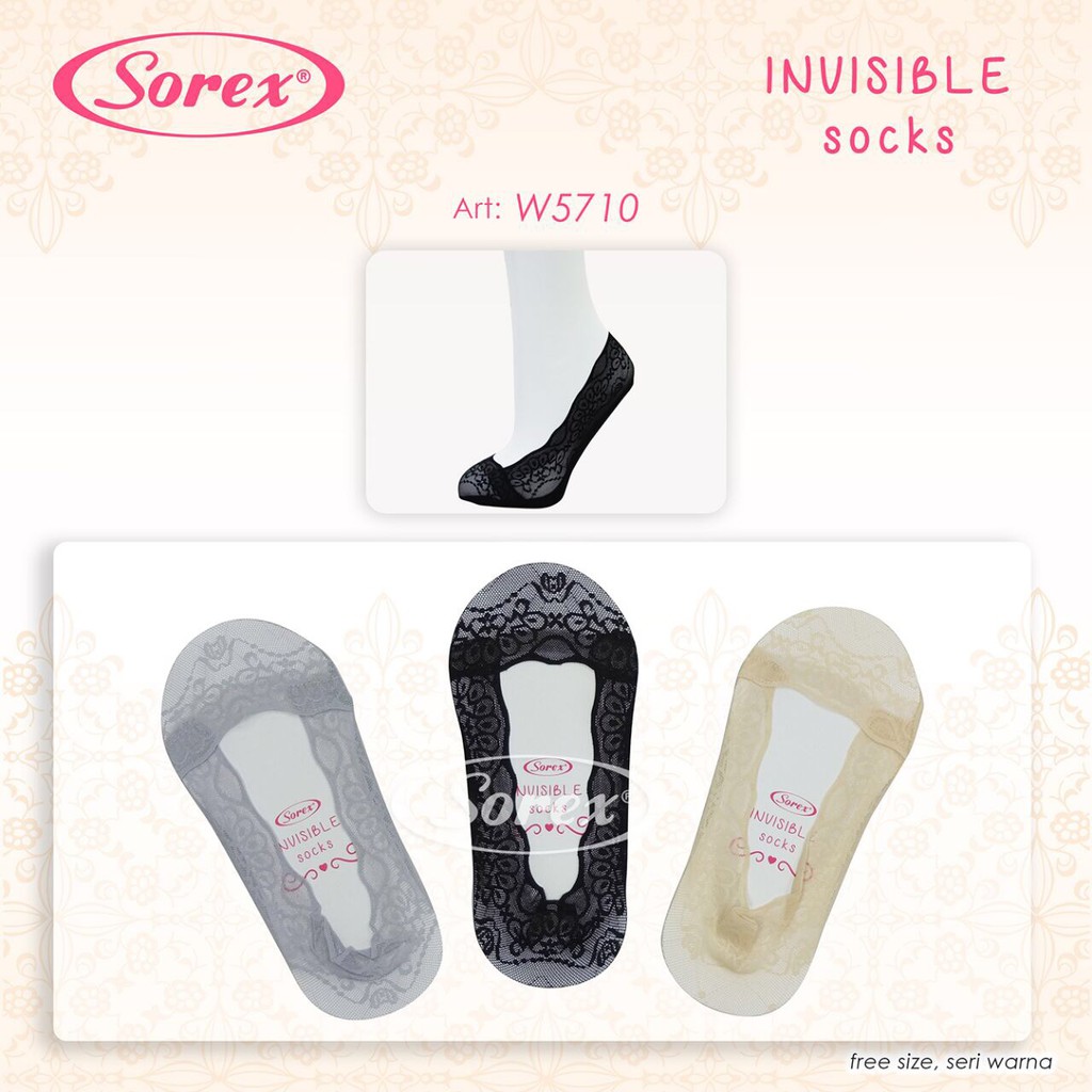 KAOS KAKI WANITA 5710 INVISIBLE SOREX