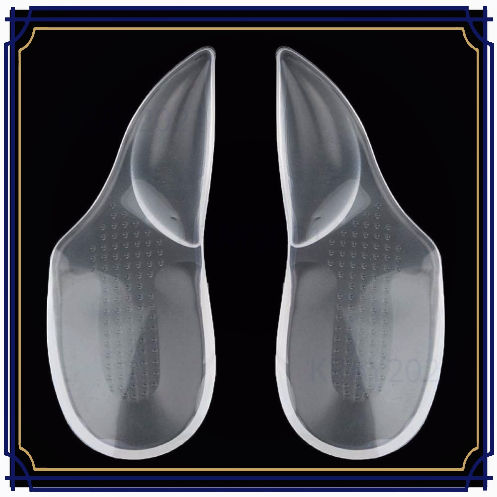 Alas Sol Sepatu Silicone Gel Orthotic Insole 1 Pair HT244