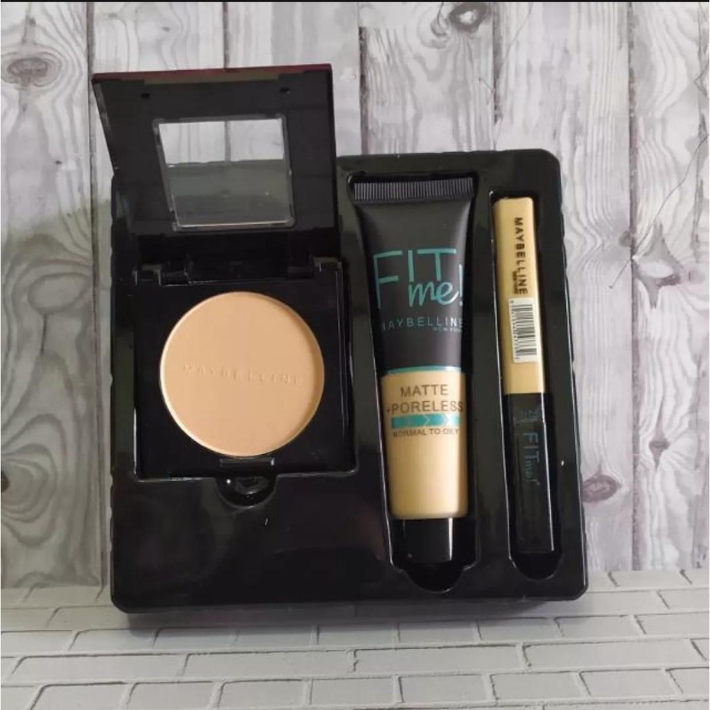 Maybelline Fit Me 3in1 - Bedak - Foundation Concealer