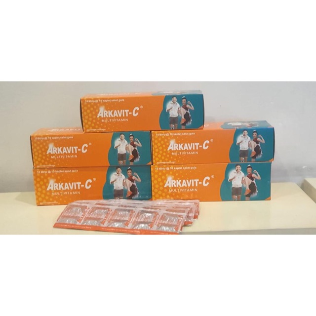 Arkavit C spt Selkom C Vitamin C 500mg. Isi 100tab. Expired April 23