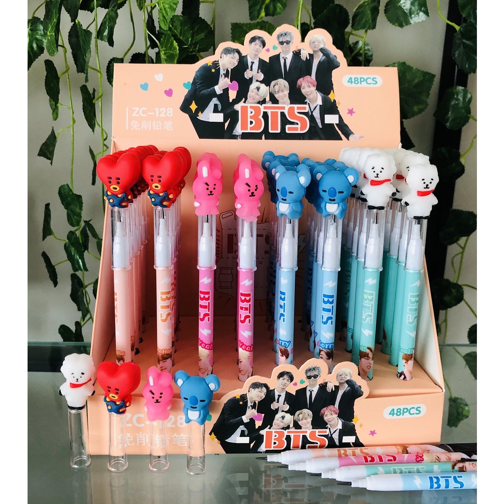 

(4 PCS) PENSIL BENSIA ZC-128 BT21