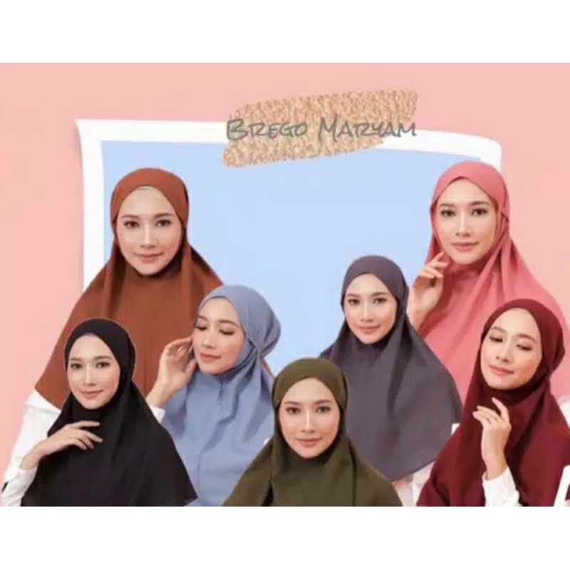 HIJAB SHALIHAH INSTAN DAILY SIMPLE NON PET (BERGO MARYAM)DIAMOND IMPORT-8