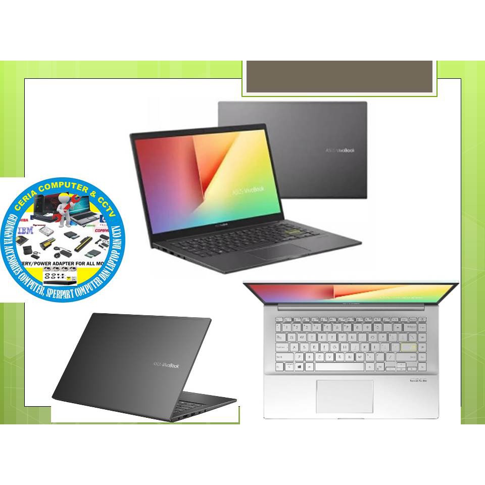 ASUS I3 RAM 8GB SSD 512GB LAPTOP ASUS VIVOBOOK 14 K413FQ - i7-10510U 8GB 512GB MX350 2GB BAGUS MURAH