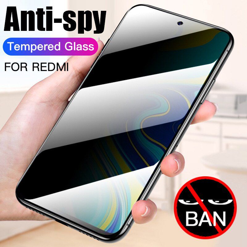 Tempered Glass Anti Spy Xiaomi Mi 11 Lite / Mi 9 /Mi 9 Lite / Mi 9X / Mi 9T / Mi 9T Pro Anti Gores Anti Spy Privacy Full Layar