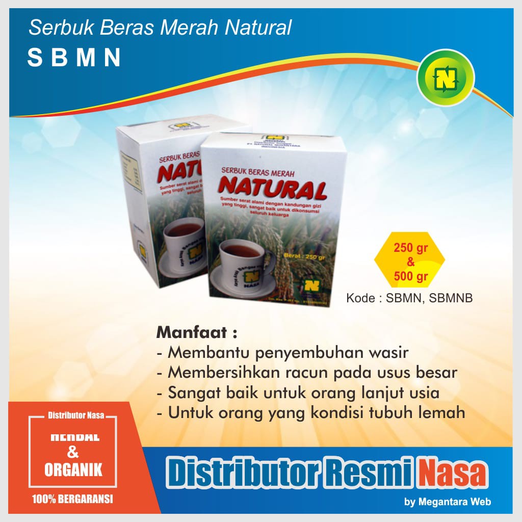 

serbuk beras merah solusi maag