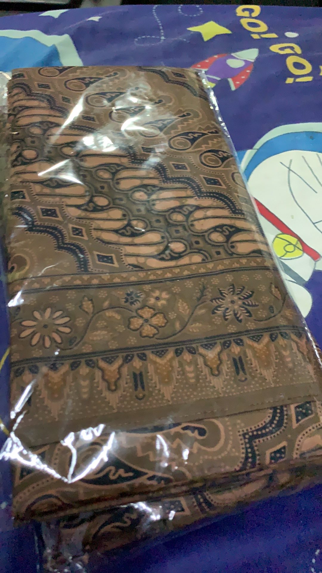 Kemeja Batik Pria Lengan Panjang Premium Parang Seling Kusumo Coklat 726195 Cap 72