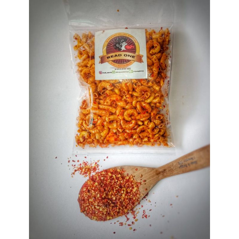 

MAKANAN RINGAN MAKRONI PEDAS MURAH WANGI DAUN JERUK(UKURAN KECIL)