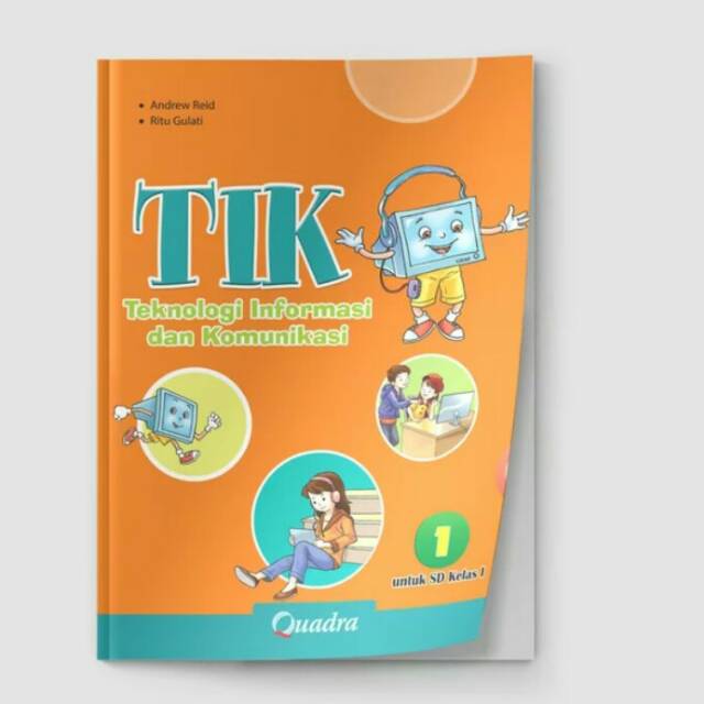 Buku telekomunikasi dan informatika/tik kelas 1 sd/mi penerbit Quadra