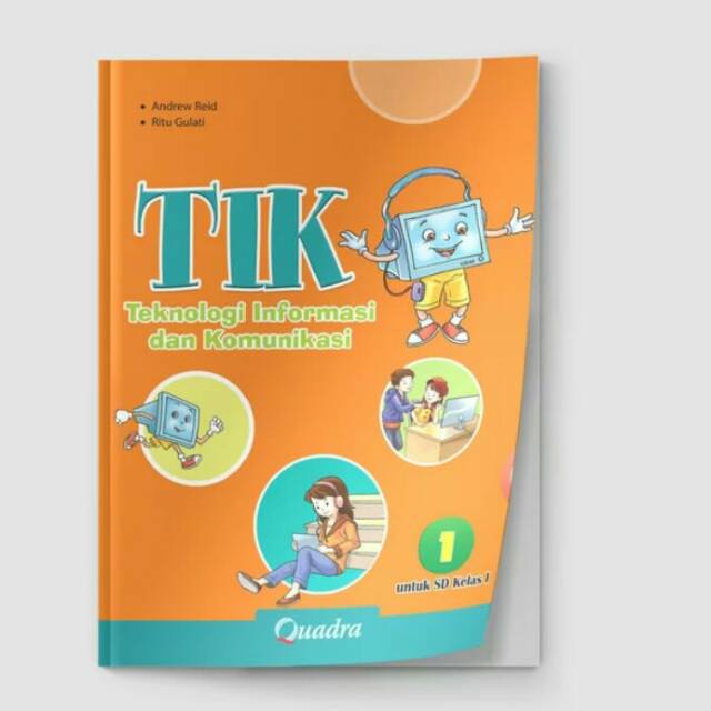 Buku telekomunikasi dan informatika/tik kelas 1 sd/mi penerbit Quadra