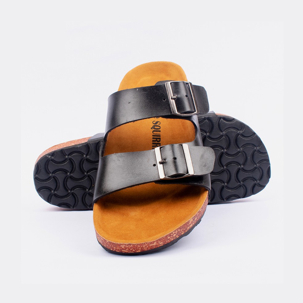 ADSON BLACK |FORIND x Squirrel| Sendal Strap Original Santai Kasual Pria/Wanita Sandal Footwear Ori