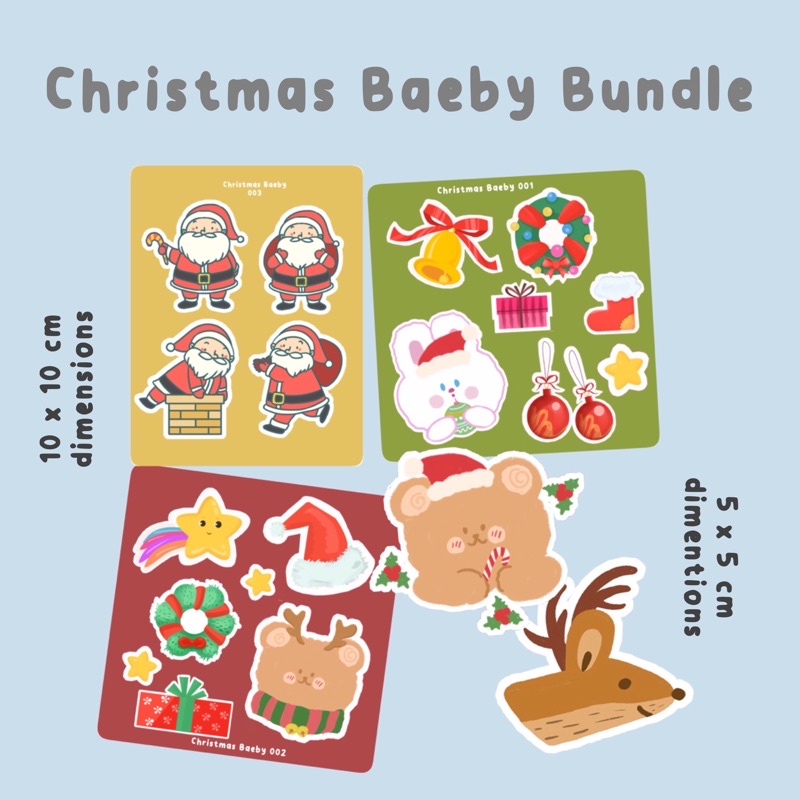 

STIKER NATAL CHRISTMAS DECO WATERPROOF