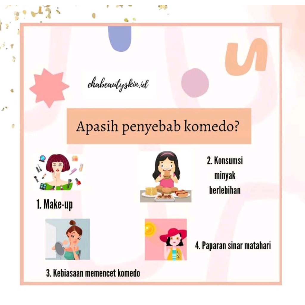 MASKER KOMEDO BY EHABEAUTYSKIN.ID / MENGANGKAT KOMEDO