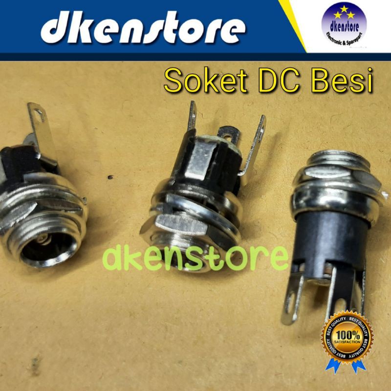 Soket DC Besi Adaptor