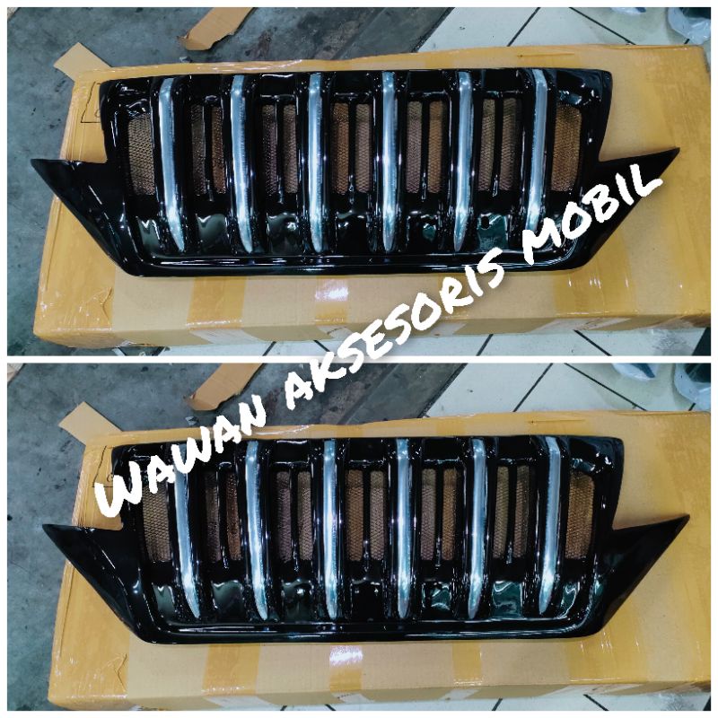Grill RUSH TERIOS Apollo 2018-2021 hitam glossy