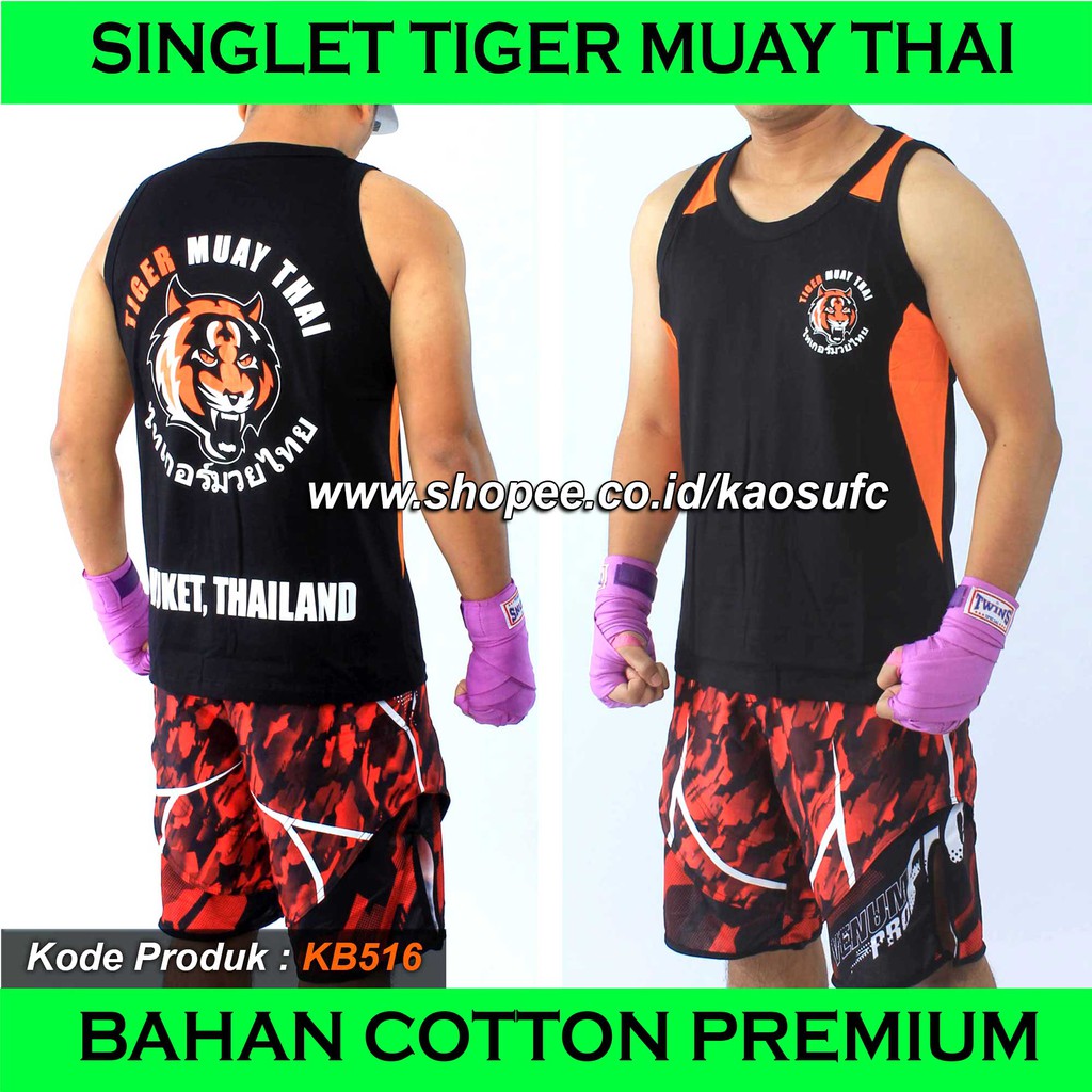 SINGLET MUAY THAI,KAOS OBLONG MUAY THAI,LEKBONG MUAY THAI,KAOS MUAY THAI PREMIUM