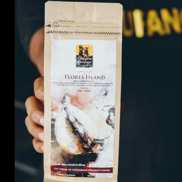 

BY-4421 Golden Heritage Coffee Kopi Arabika Flores Island Bajawa Biji/Bubuk Murah