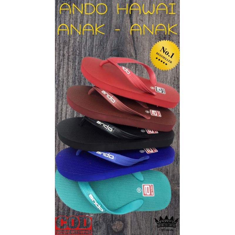 Ando Hawaii Tanggung Ukuran 32 - 37