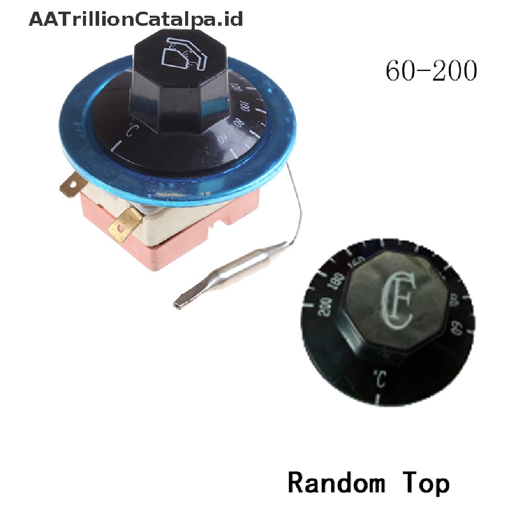 (AATrillionCatalpa) Saklar Thermostat Pengatur Suhu 220V 16A High-tech Dial Untuk Oven Elektrik