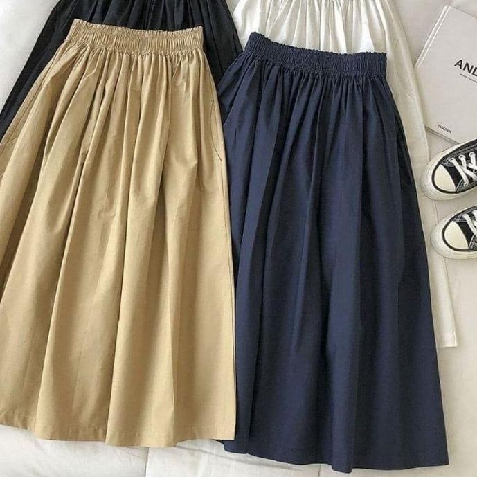 JACKLYN SKIRT - rok linen / linen skirt / rok / rok wanita / rok kekinian / skirt murah ,,