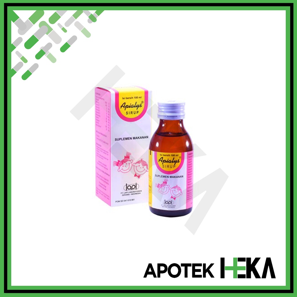 Apialys Sirup 100 ml Suplemen Vitamin Anak (SEMARANG)