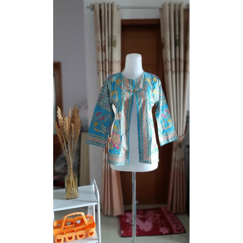 Blazer Outer Wanita Motif Batik Warna Khas Jogja Murah