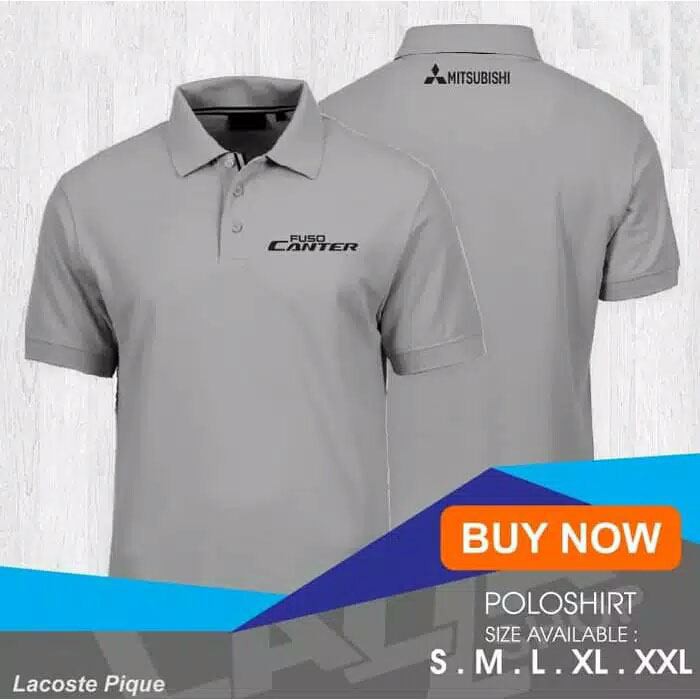 polo shirt fuso canter / kaos kerah mitsubishi fuso